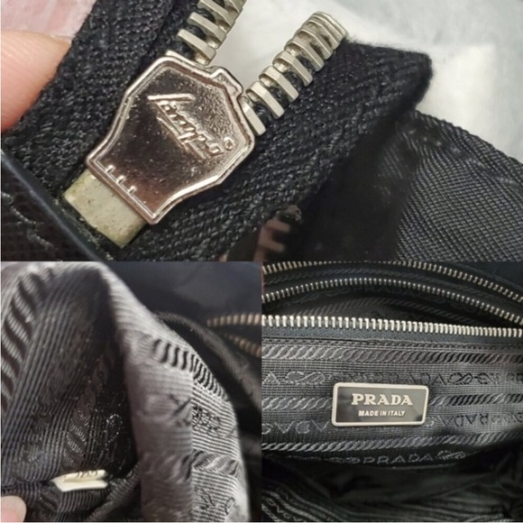 Authentic Prada Tessuto Nylon Tote Bag | Black Triangle Logo | Lampo Zipper - Picture 15 of 15
